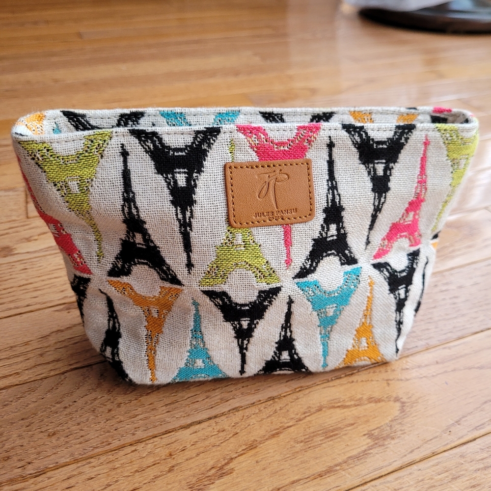 Jules Pansu Tapestry Paris Cosmetic Bag Eiffel Tower